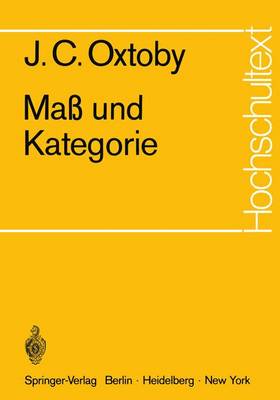Book cover for Mass und Kategorie