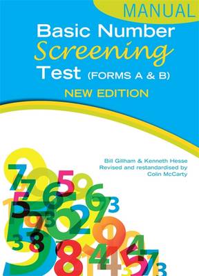 Book cover for Basic Number Screening Test Manual
