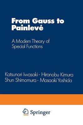 Book cover for From Gauss to Painleve