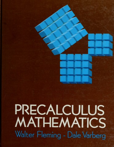 Book cover for Precalculus Mathematics