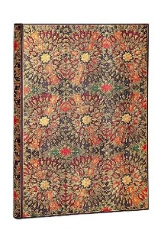 Cover of Fire Flowers Grande Unlined Hardcover Journal