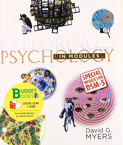 Book cover for Exploring Psychology in Modules (Loose Leaf) with Dsm5 Update & Launchpad 6 Month Access Card