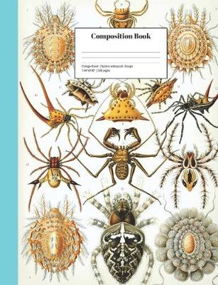 Book cover for College-Ruled Spiders Arthropods Design