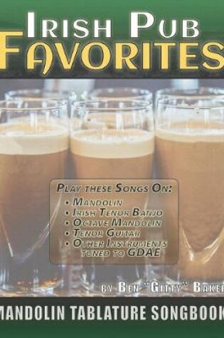 Cover of Irish Pub Favorites Mandolin Tablature Songbook