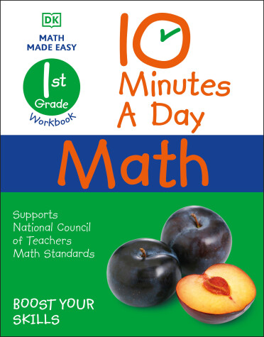 Book cover for 10 Minutes a Day Math, 1st Grade