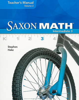 Book cover for Saxon Math Intermediate 3, Volume 2