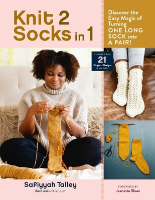 Book cover for Knit 2 Socks in 1