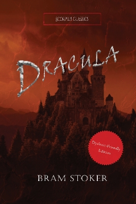 Book cover for Dracula (Dyslexia-friendly edition)