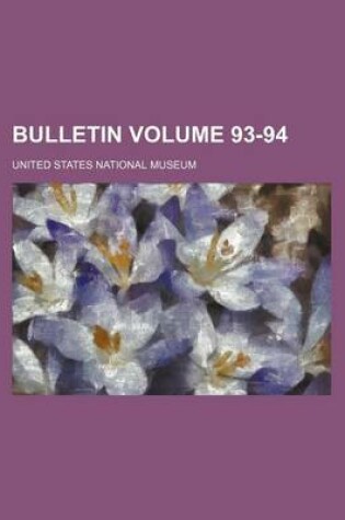 Cover of Bulletin Volume 93-94