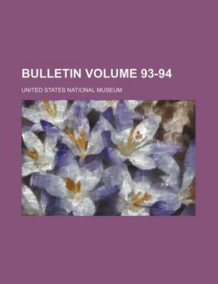 Book cover for Bulletin Volume 93-94