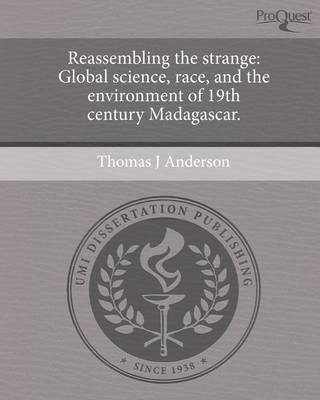 Book cover for Reassembling the Strange