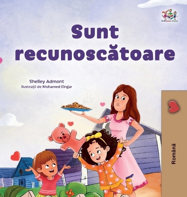 Book cover for I am Thankful (Romanian Book for Children)