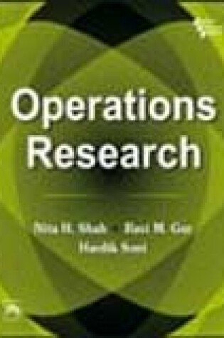 Cover of Operations Research