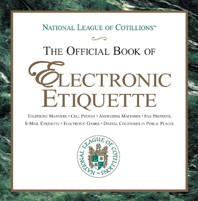 Book cover for The Official Book of Electronic Etiquette