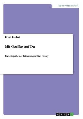 Book cover for Mit Gorillas auf Du