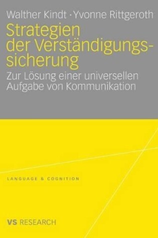 Cover of Strategien der Verständigungssicherung