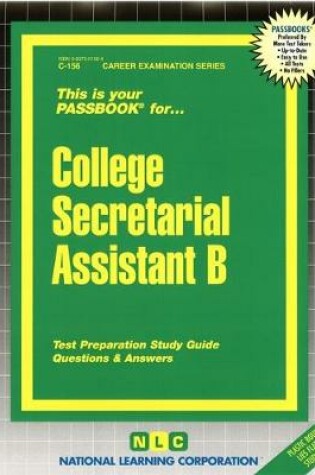 Cover of College Secretarial Assistant B