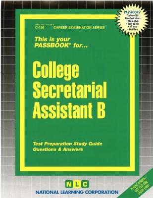 Book cover for College Secretarial Assistant B