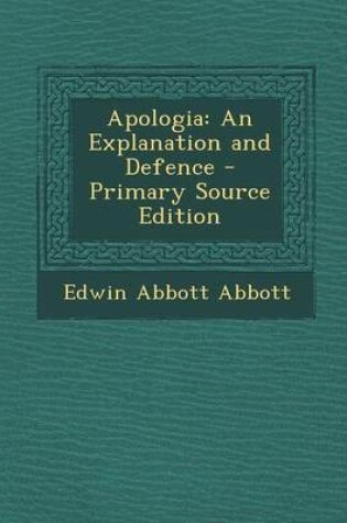 Cover of Apologia