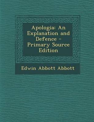 Book cover for Apologia