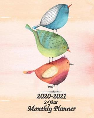 Book cover for 2020-2021 2-Year Monthly Planner Birds