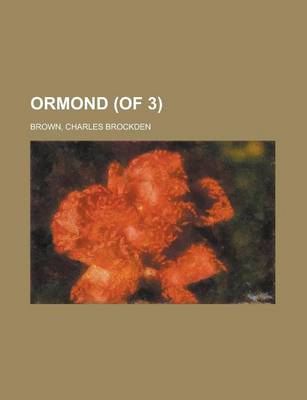 Book cover for Ormond (of 3) Volume III