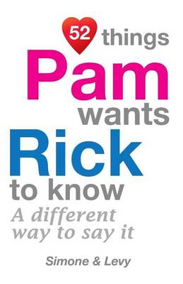 Cover of 52 Things Pam Wants Rick To Know