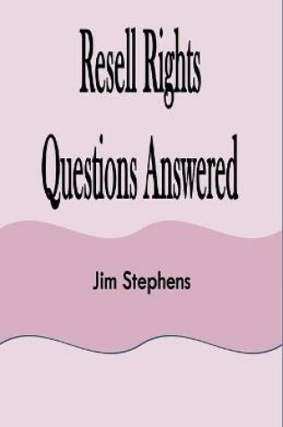 Cover of Resell Rights Questions Answered