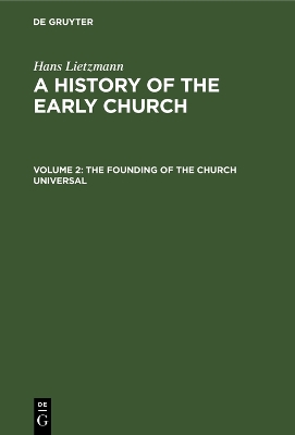 Book cover for The Founding of the Church Universal