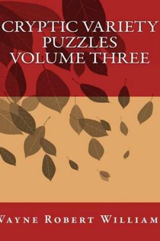 Cover of Cryptic Variety Puzzles Volume 3