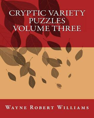 Book cover for Cryptic Variety Puzzles Volume 3