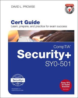 Book cover for CompTIA Security+ SY0-501 Cert Guide