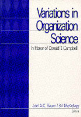 Book cover for Variations in Organization Science