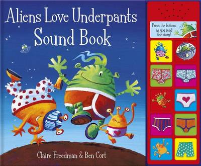 Book cover for Aliens Love Underpants Sound Book