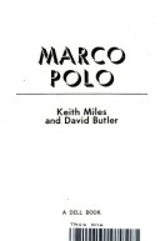 Cover of Marco Polo