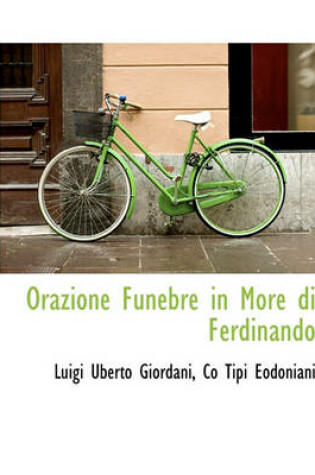 Cover of Orazione Funebre in More Di Ferdinando