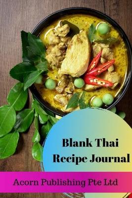 Book cover for Blank Thai Recipe Journal