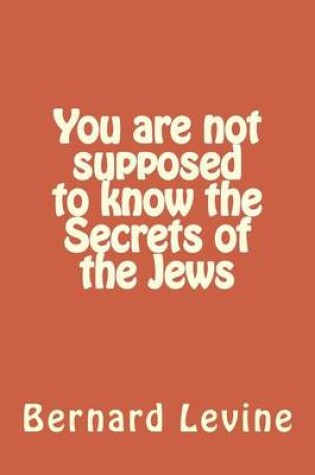 Cover of You are not supposed to know the Secrets of the Jews