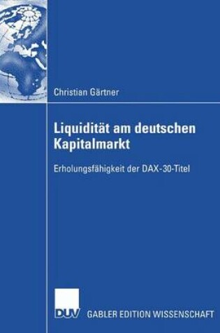 Cover of Liquidität am deutschen Kapitalmarkt