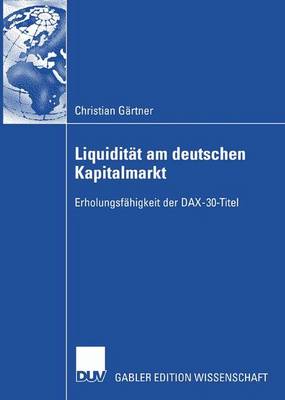 Book cover for Liquidität am deutschen Kapitalmarkt