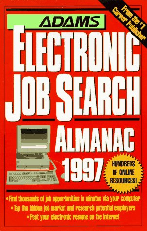 Book cover for Adams Electronic Job Search Almanac 1997