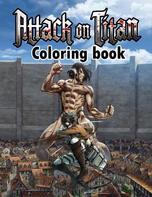 Book cover for Attack on Titan Coloring Book