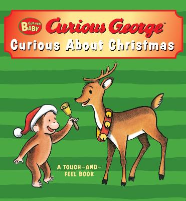 Book cover for Curious Baby: Curious about Christmas Touch-And-Feel Board Book