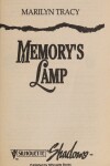 Book cover for Memory's Lamp