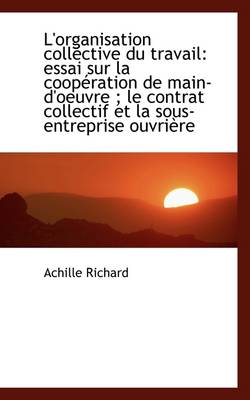 Book cover for L'Organisation Collective Du Travail