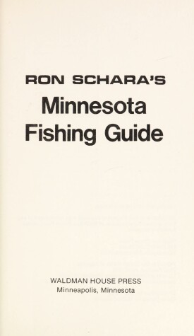 Book cover for Ron Schara's Minnesota Fishing Guide