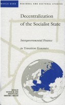 Cover of Decentralization of the Socialist State