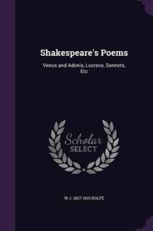 Cover of Shakespeare's Poems