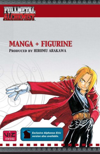 Book cover for Fullmetal Alchemist Manga + Figurine