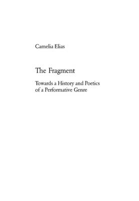 Book cover for The Fragment